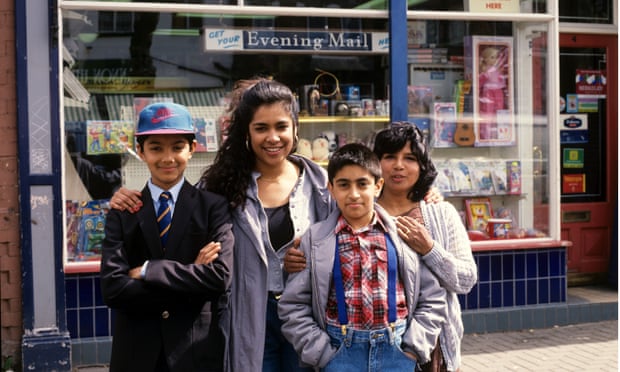 Characters from Family Pride, the only Asian soap to be made for British television, 1991-92, which was co-written by Mahmood Jamal.