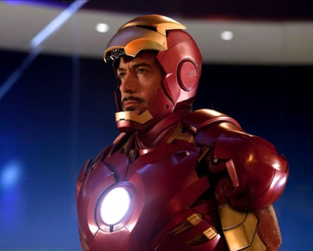 Robert Downey Jr as Tony Stark in Iron Man 2 (2010).
