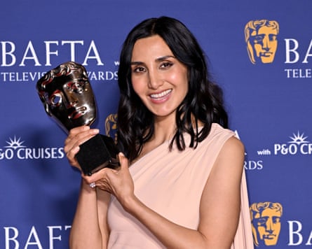 Narges Rashidi with her Bafta