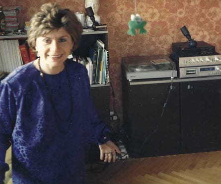 Therapist Sara Dryburgh in Verona in the late 1980s
