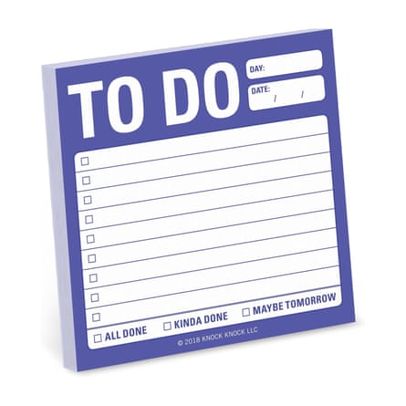 1-Count Knock, Knock to Do Sticky Notes, to Do List Notepads, 3 x 3-inches Each