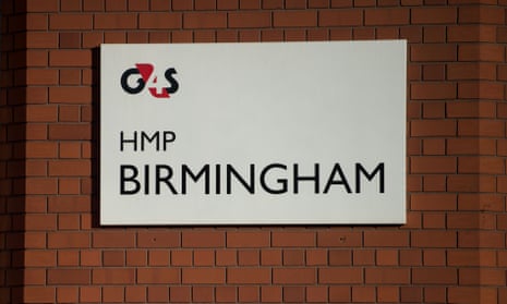 The sign for G4S HMP Birmingham at the entrance to the prison where prisoners rioted on December 17