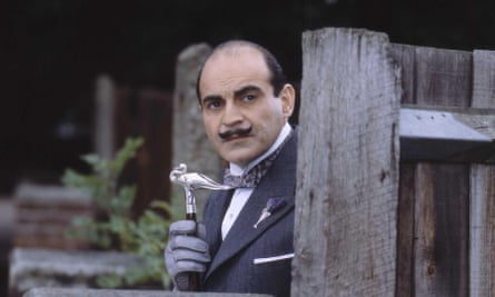 Hercule Poirot played by David Suchet.