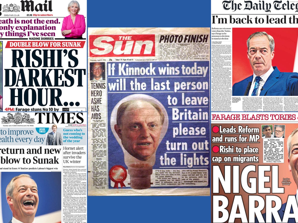 Tory press know influence is waning but tread careful line before election | General election 2024 | The Guardian