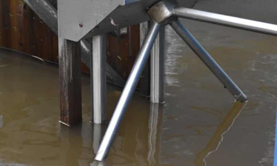 Tadcaster Albion turnstile flooded