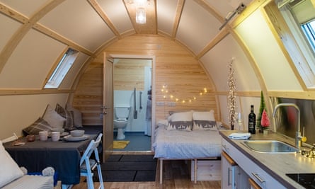 Accessible cabin at The Loft, Kinloss, Scotlland.