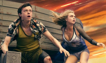 Striding across borders … Dane DeHaan and Cara Delevingne in Luc Besson’s 2017 Valerian and the City of a Thousand Planets.