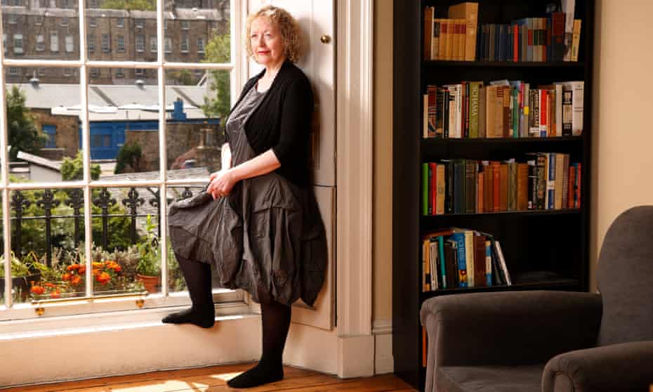 Novelist Lucy Ellmann at home in Edinburgh.