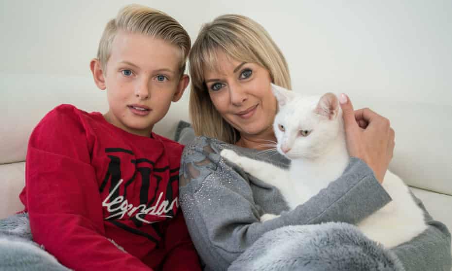 Three years after going missing from his home in Plymouth, Casper the cat was reunited with his owner Anna and her son, Daniel, 11, thanks to a microchip. 