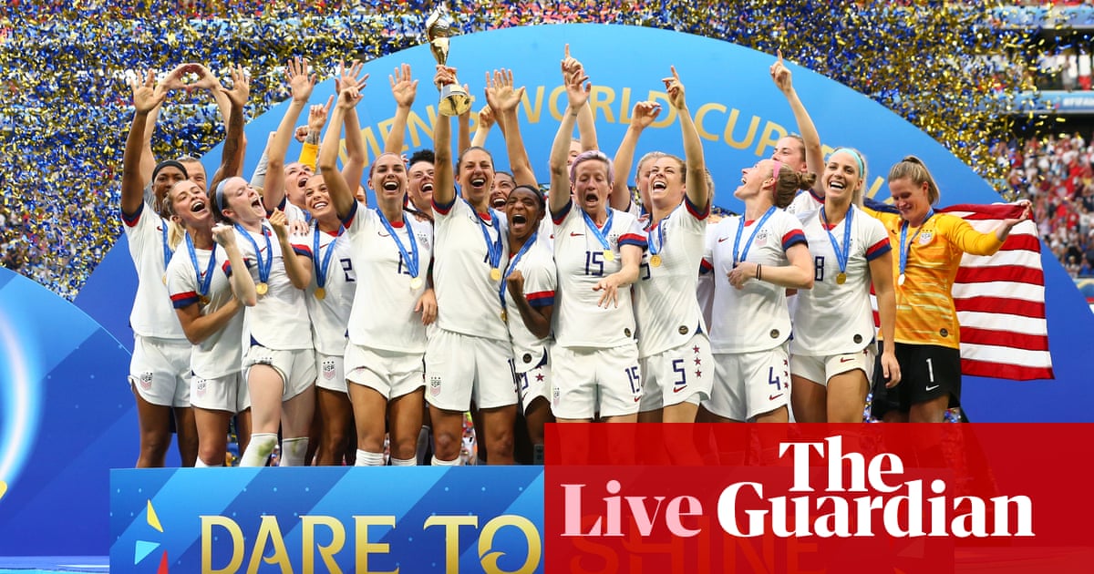 Usa Beat Netherlands 2 0 To Win Women S World Cup Final As It Happened Women S World Cup 19 The Guardian Usa Beat Netherlands 2 0 To Win Women S World Cup Final As It Happened Women S World Cup 19 The Guardian