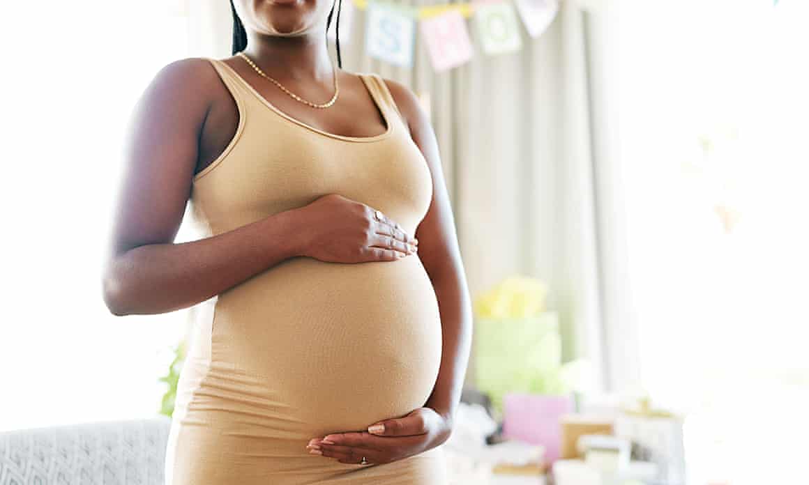 A pregnant woman
