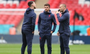 Declan Rice, Mason Mount and Luke Shaw