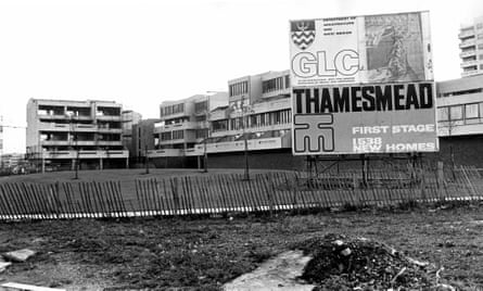 Thamesmead estate in the 60s.