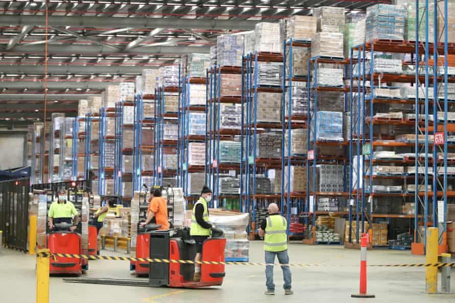Food logistics warehouse near Brisbane