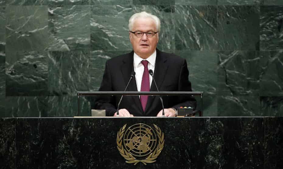 Vitaly Churkin, the Russian envoy, said the countries who beat Russia ‘are not as exposed to the winds of international diplomacy’.