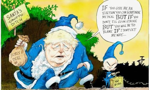 Boris Johnson S Grotto Cartoon Opinion The Guardian