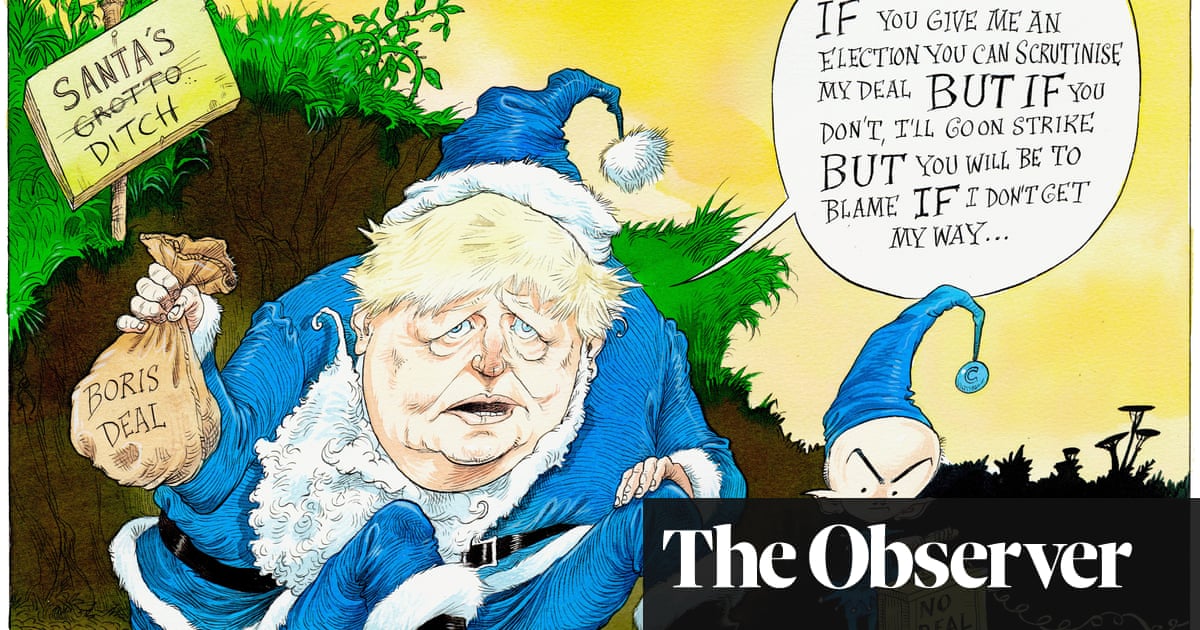 Boris Johnson S Grotto Cartoon Opinion The Guardian