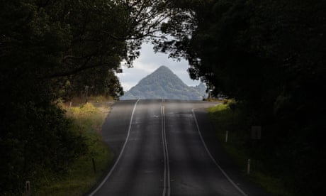 Mount Chincogan as seen from the community of Mullumbimby, NSW.
