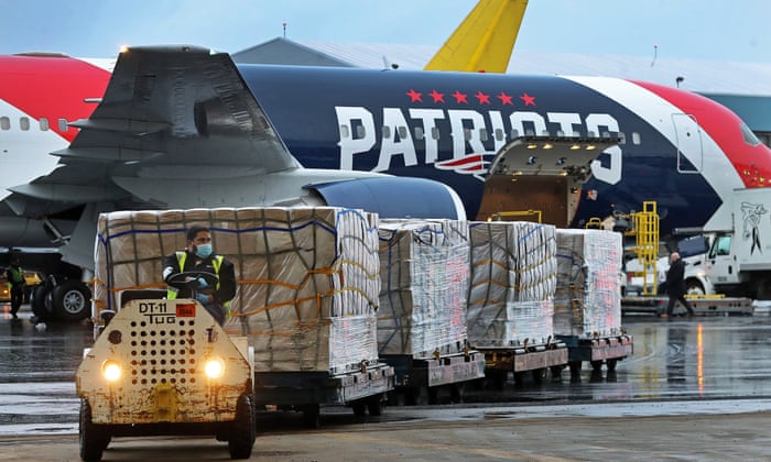Us Accused Of Modern Piracy After Diversion Of Masks Meant For Europe World News The Guardian