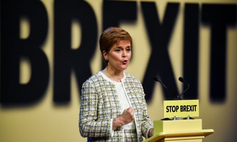 Nicola Sturgeon launches the SNP manifesto