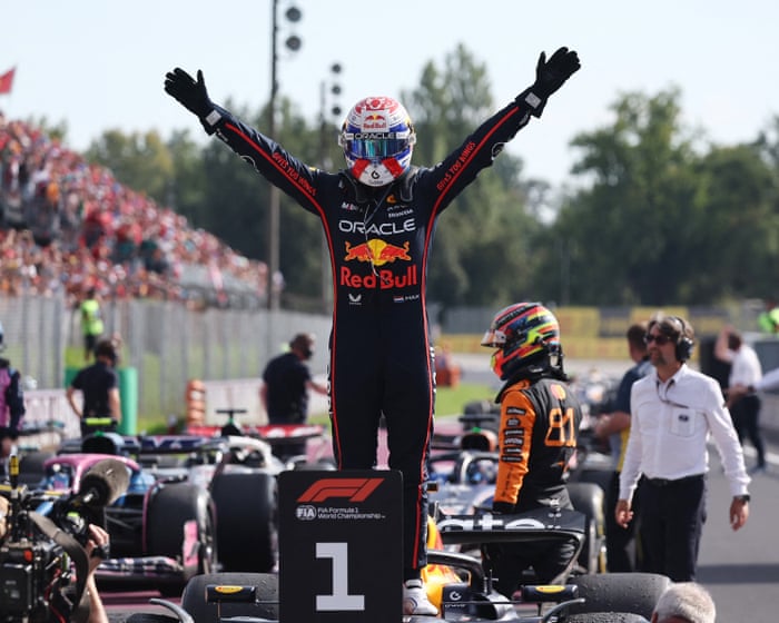Max Verstappen wins F1’s Italian Grand Prix with dominant drive at Monza – live
