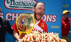 Nathan's Fourth of July hot dog eating contest, July 2016