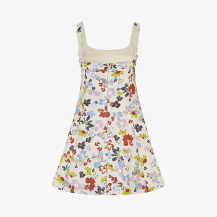 Stine Goya Sleeveless Fitted Waist Dress in Skyfall Flowers