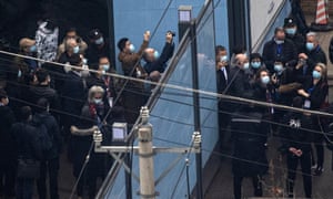 Members of a research team from the World Health Organization will visit the Huanan seafood market on January 31, 2021 in Wuhan, China.