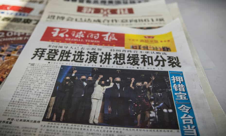 His Speech Was Perfect Chinese Social Media Users Celebrate Biden Win China The Guardian His Speech Was Perfect Chinese Social Media Users Celebrate Biden Win China The Guardian