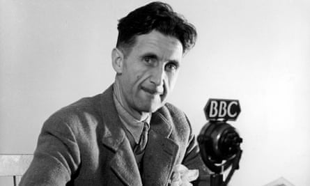 George Orwell, one of the first novelists to write about our technologically determined future.
