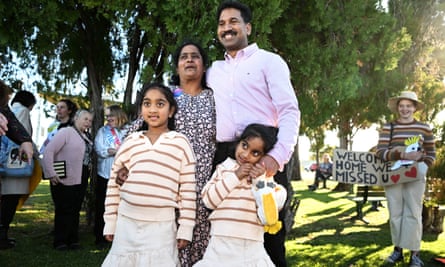 The Murugappan family were held at Christmas Island detention centre for two years.