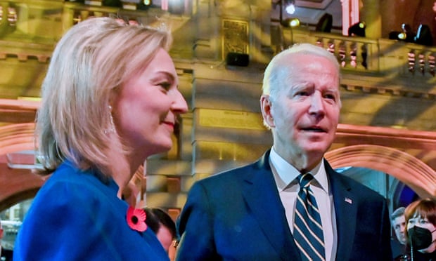 Liz Truss and Joe Biden