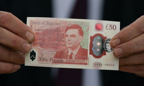 The new £50 note, which features Alan Turing