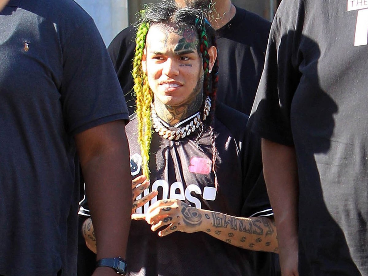 Rapper 6ix9ine Arrested On Robbery Racketeering And Firearms Charges Music The Guardian