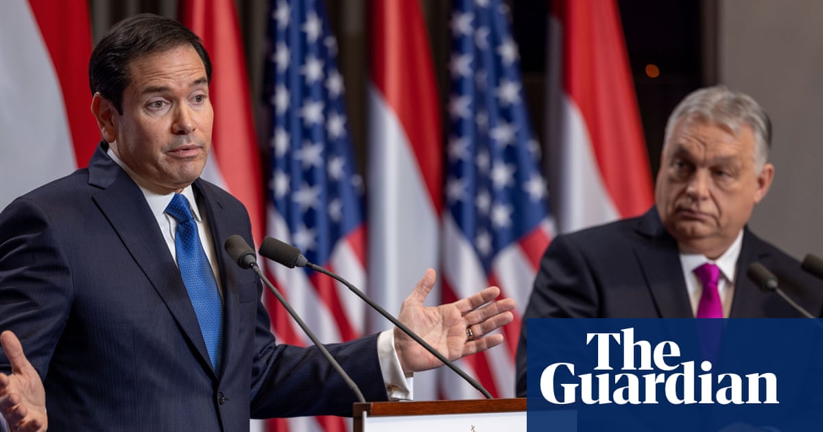 Marco Rubio’s warm words to Viktor Orbán reinforce EU fears that US seeks disunity in Europe