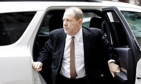 Harvey Weinstein arrives at state supreme court in New York, New York, on 14 January. 