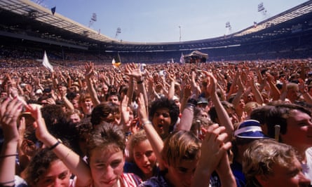 Live Aid at Wembley Arena in 1985