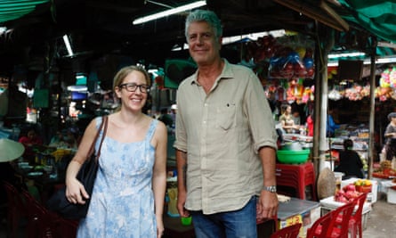 ‘There were none of the assistant horror stories you hear about famous people’: Woolever and Bourdain in Vietnam, filming Parts Unknown in 2014.