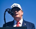 Donald Trump pictured in Washington DC