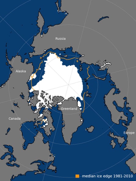 Arctic sea ice extent for 15 August 2018