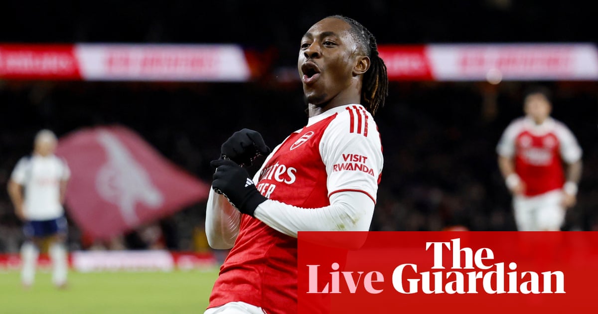 Arsenal v Tottenham: Premier League – live Arsenal v Tottenham: Premier League – live