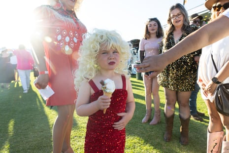 Grace Wadley, 5 who competed in the best dressed kids competition