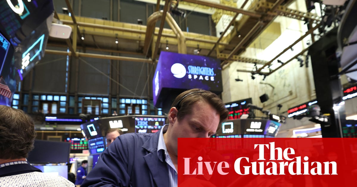 Stock markets rally and US dollar dips after supreme court rules against Trump’s sweeping tariffs; Hat-trick of good UK economic news – business live