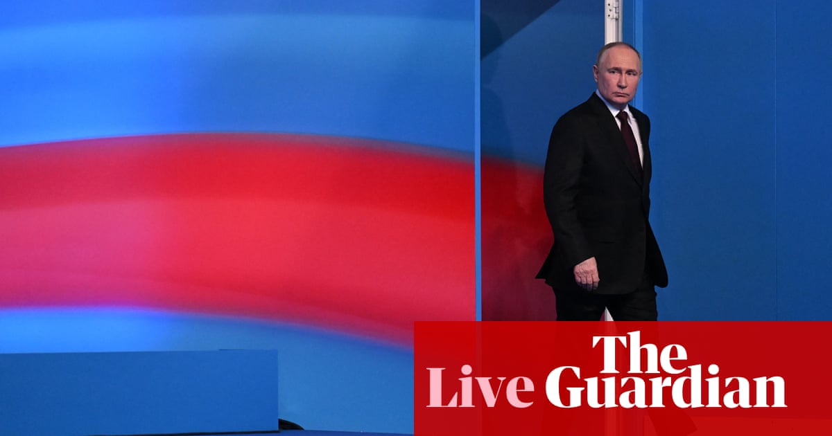 Russia-Ukraine war live: Presidential election most corrupt in Russian history, watchdog says, as west criticises Putin’s victory