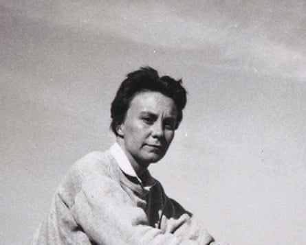 Black and white photo of Harper Lee