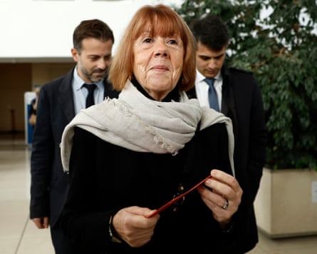 Gisèle Pelicot arrives a court in Avignon