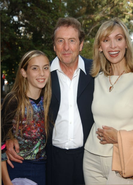 Idle with his daughter Lily wife Tania during in Hollywood, in 2002.