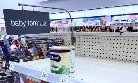 Enfamil baby formula on sale at a Walgreens pharmacy in May 2022