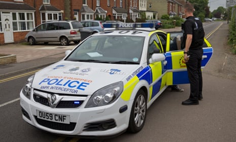 A police car with ANPR equipment - police could face backlash over the way the system works.