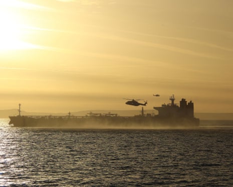 42 Commando of the UK Commando force conducting maritime interdiction operations on the CMR Smyrtos sailing under a false Cameroonian flag, in the English Channel off the coast of the United Kingdom.